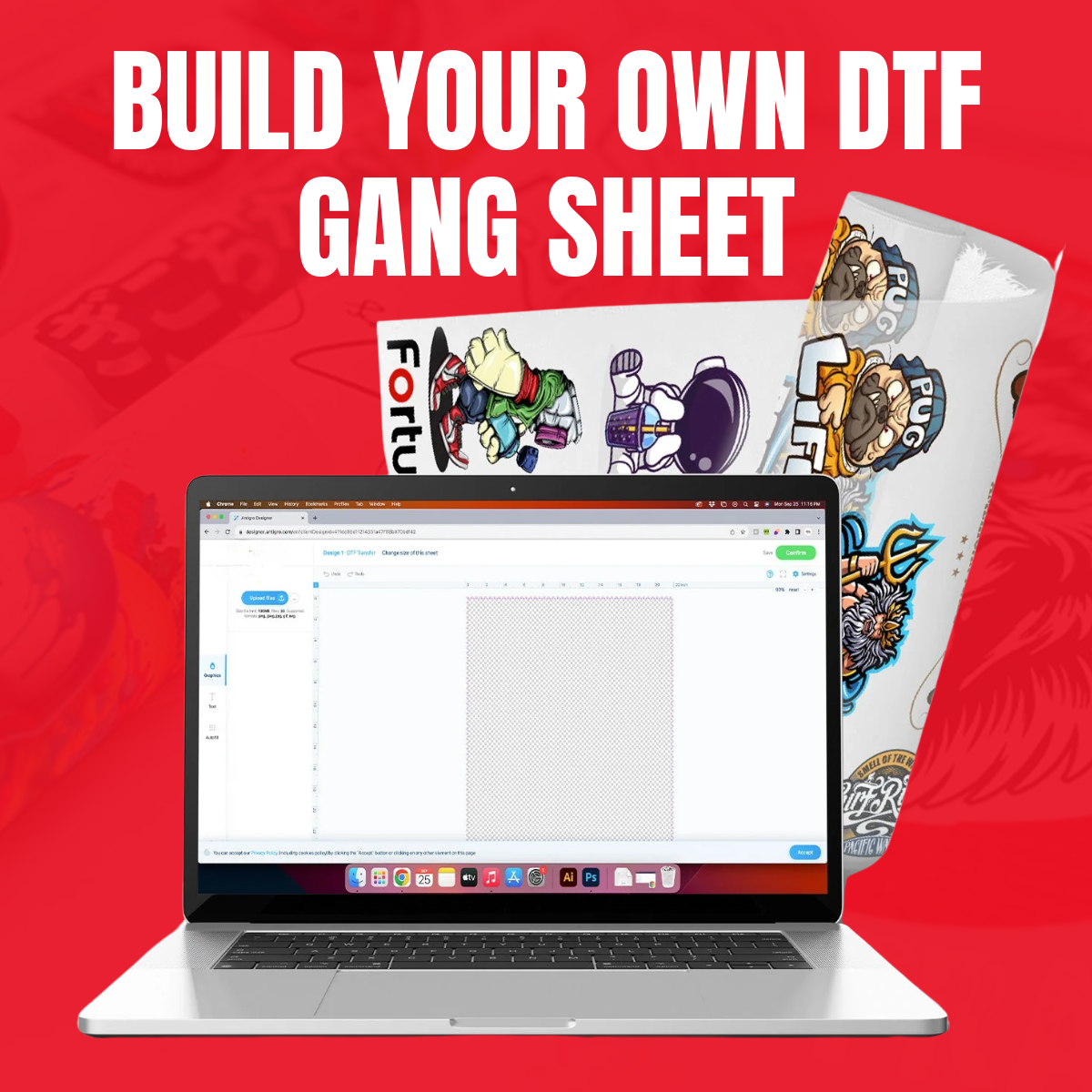 DTF Gang Sheet Builder